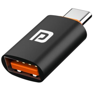 Portronics Bridge Y USB 3.0 to Type C OTG Adaptor, 10Gbps High Speed Data Transfer, Chargers