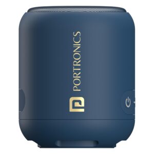 Portronics SoundDrum 1 12W TWS Portable Bluetooth Speaker with Powerful Bass, Type C Fast Charging(Blue)