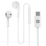 Portronics Conch Theta C in Ear Type C Wired Earphones, Compatibility, White