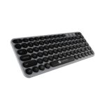 Portronics Bubble 2.0 Wireless Keyboard with Bluetooth (Grey)